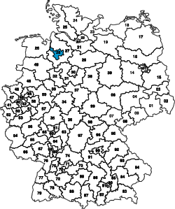 PLZ Gebiete - Datenrettung Bremen