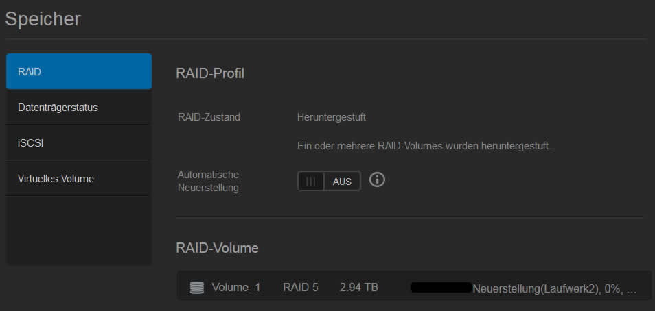 RAID Datenwiederherstellung, Rebuild Probleme?